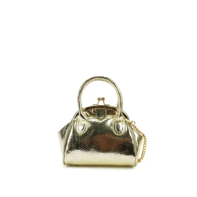 Abbildung von Harpa Henkeltasche VALENTINA, in glänzender Kroko Optik