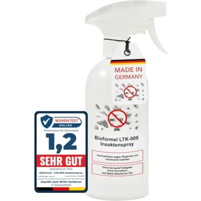 Abbildung von BIOFORMEL LTK 008 Insektenspray für fliegende &amp; kriechende Insekten bekämpfen Insektenmittel Anti Spray mit Sofortwirkung Insektenschutz Langzeitschutz (500 ml)
