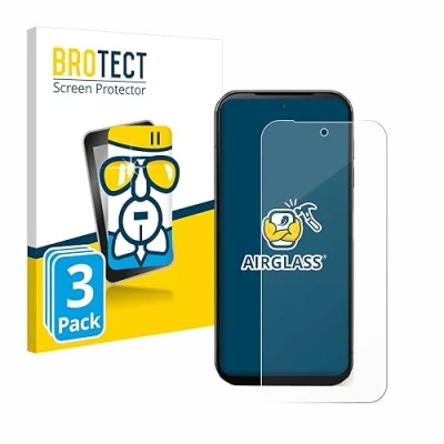 Abbildung von BROTECT Schutzglas für Fairphone 5 (3 Stück) Schutzfolie Panzer Folie Glas [Extrem Kratzfest 9H, Anti Fingerprint, Ultra Transparent]
