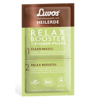 Abbildung von Luvos Heilerde Relax Booster&amp;clean Maske 2+7,5ml
