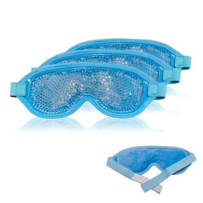 Abbildung von IEA Medical Augenmaske kühlend, Kühlmaske Augen, Kühlbrille Kühlpads, 3 tlg., Kühlpack, Coolpack, Kalt Warm Kompresse, Kühlmaske, Augen Kühlpads
