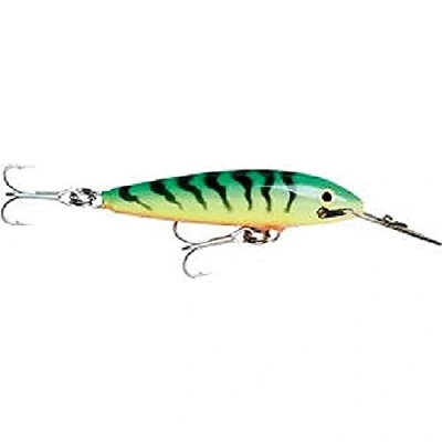 Abbildung von Rapala Countdown Magnum Angelköder Angelzubehör mit Abachiholz Konstruktion Salzwasser Spinnköder Lauftiefe 3.9 4.5m Fischköder 11cm, 24g Hergestellt in Estland Firetiger