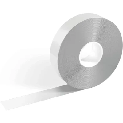 Abbildung von Durable Bodenmarkierungsband Duraline Strong, abriebfest und rutschhemmend, 50 mm x 1,2 30 m (B H L), RAL 9003 Signalweiß, 172502