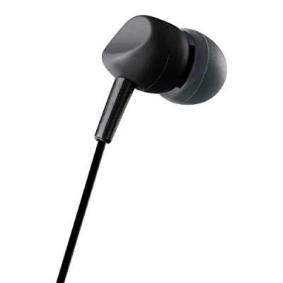 Abbildung von Hama Kooky HiFi In Ear Kopfhörer kabelgebunden Stereo Dunkelgrau, Schwarz Mikrofon Rauschunterdrüc