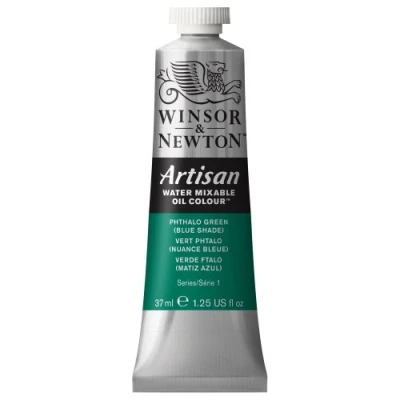 Abbildung von Winsor &amp; Newton 1514522 Artisan wassermischbare Ölfarbe, hohe Pigmentkonzentration, gute Deckkraft Lichtechtheit 37ml Tube, Phthalogrün Blauton