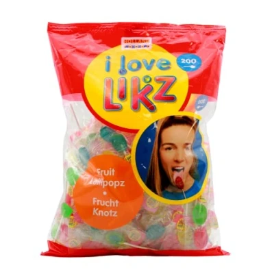 Abbildung von Frucht Knots süsse Lollis mit Fruchtgeschmack 1150g 200 Stück