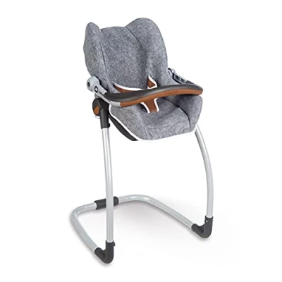 Abbildung von Smoby Comfort Baby Graue Siege + Hochstuhl 3 in 1 für Pot &amp; Puppen Balantelle Funktion