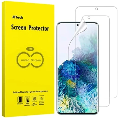 Abbildung von JETech Schutzfolie für Samsung Galaxy S20 Plus 5G 6,7 Zoll, HD Klarheit Flexibler TPU Folie, Fall Freundlich, 2 Stück