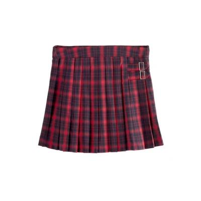 Abbildung von Next Regular FIT Alinienrock, Damen, Größe: 44xR, Red tartan