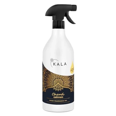 Abbildung von KALA Lufterfrischer Duftölspray CHANTI, Raumspray mit Geruchsneutralisation, Raumduft Spray Hält bis zu 48h, Air Freshener Aktiv Neutralisator Duft Cashmere, 1000ml