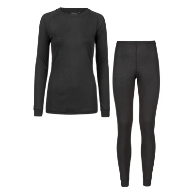 Abbildung von Whistler FUNKTIONSWÄSCHESET Oppdal Unterhose lang, Damen, Größe: 38, Schwarz