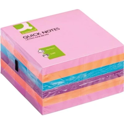 Abbildung von Connect Haftnotizen 76X76mm Ultrafarben sortiert VE=6x75 Blatt
