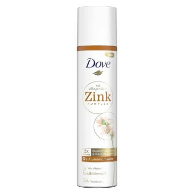 Abbildung von 6x Dove Deodorant Spray mit pflegendem Zink Komplex/ 0% Aluminium Apfelblütenduft 100ml