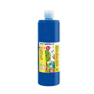 Abbildung von Eberhard Faber 578943 Fingerfarbe EFA Color, kobaltblau, 750 ml, schnelltrocknend und auswaschbar