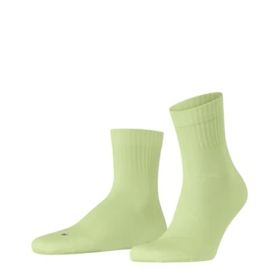 Abbildung von FALKE Unisex Socken Run U Sso Baumwolle Funktionsmaterial einfarbig 1 Paar, Grün Lemon 7498 Rib, 44 45