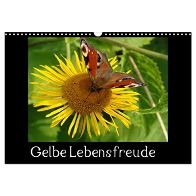 Abbildung von Gelbe Lebensfreude (Wandkalender 2025 DIN A3 quer), CALVENDO Monatskalender