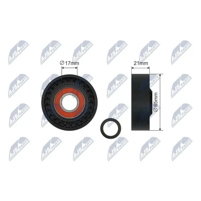 Abbildung von NTY RNK VV 014 Spannrolle FORD: Focus 2 Schrägheck, VOLVO: V50