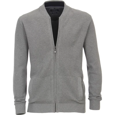 Abbildung von CASAMODA Strickjacke Uni Hellgrau 3XL