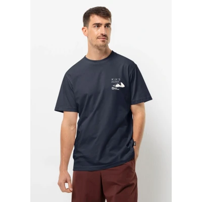 Abbildung von Jack Wolfskin Discover Sport Tshirt, Herren, Größe: Small, Night blue