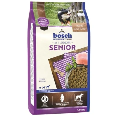 Abbildung von bosch HPC Senior Hundetrockenfutter für ältere Hunde aller Rassen 5 x 1 kg