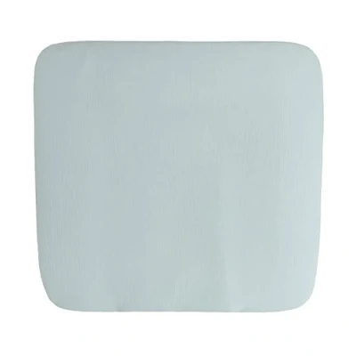 Abbildung von Baby&#039;s Only Baby Wickelauflagenbezug 75x85 cm Bezug für Wickelauflage Fresh ECO Abwaschbare Wickeltischauflage Aus 100% Bio Baumwolle Misty Blue