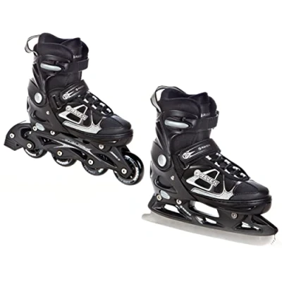 Abbildung von Rollschuhe 2in1 Einstellbare Spirit Schwarz