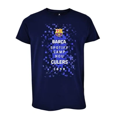 Abbildung von FC Barcelona T Shirt Offiziell Logos Barça, Unisex, XL