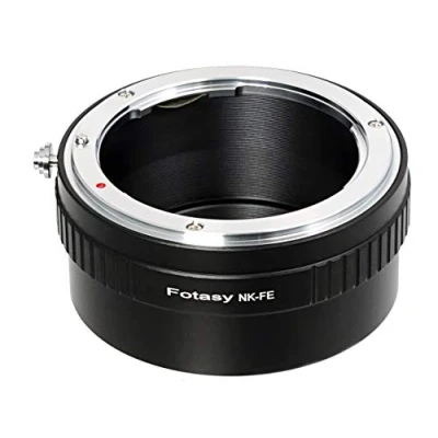 Abbildung von Fotasy Manueller F Mount Objektiv auf E Adapter, Nikon kompatibel mit Sony a7 a7R a7s II III IV a9 a7c Alpha 1 a6600 a6500 a6400 a6300 a6100 a60 00 A5 100 a5000 a3500 ZV E10