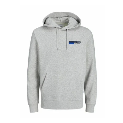 Abbildung von Jack &amp; Jones LOGO Kapuzenpullover, Herren, Größe: XL, White melange