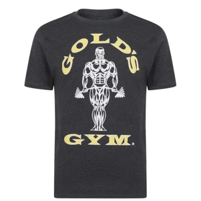 Abbildung von Golds Gym Herren T Shirt, dunkelgrau, S