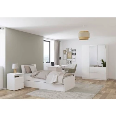 Abbildung von rauch Jugendzimmer Set &quot;Joel&quot;, (Set, 4 St.), Bett in 2 Breiten, Nachttisch, Schreibtisch sowie Schrank mit Spiegel