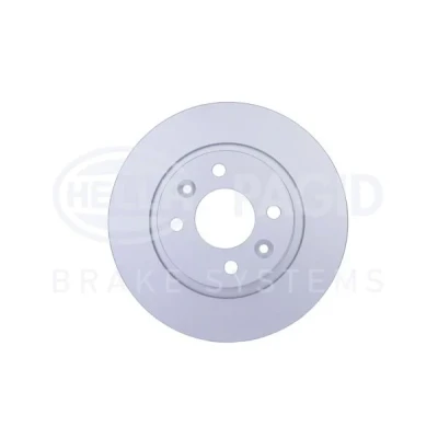 Abbildung von HELLA PRO 8DD 355 115 271 Bremsscheibe 259 12 04/06 100 voll beschichtet ohne Radbefestigungsbolzen, Radnabe RENAULT: TWINGO 2, 1