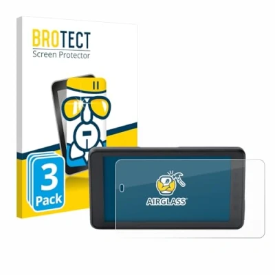 Abbildung von BROTECT Schutzglas für BMW ConnectedRide Navigator (3 Stück) Schutzfolie Panzer Folie Glas [Extrem Kratzfest 9H, Anti Fingerprint,