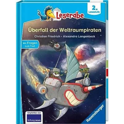 Abbildung von Überfall der Weltraumpiraten Leserabe ab Klasse 2 Erstlesebuch für Kinder 7 Jahren (Leserabe 2. Lesestufe)