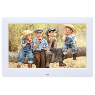 Abbildung von 10,5 Zoll Digitaler Bilderrahmen, Musik Foto Videoplayer mit Fernbedienung, Fotorahmen Multi Slideshow/4 Fenster Display, elektronischer Bilderrahmen