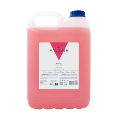 Abbildung von Valquer Profesional Spezial Erdbeershampoo für Friseure Professionelles Shampoo Karaffe 5 L