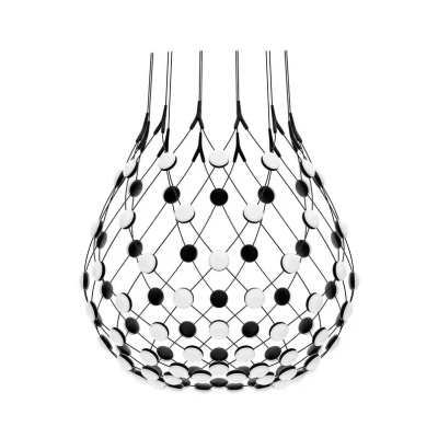 Abbildung von Luceplan Mesh LED Hängelampe Ø 80cm 2m Abhängung