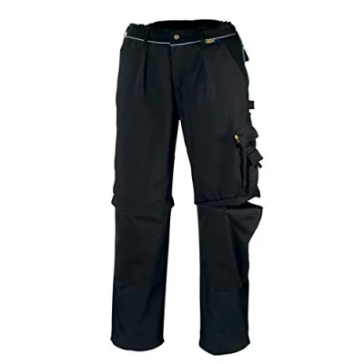 Abbildung von teXXor 2 in 1 Arbeitsbundhose Canvas 320 mit Cordura, 20 008358 62,Schwarz( Black) ,62
