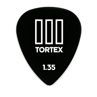Abbildung von JIM DUNLOP Plektrum Tortex T3 1,35mm 72 Stück