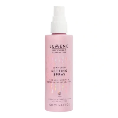 Abbildung von Lumene Invisible Illumination DEWY GLOW Setting Spray Fixierspray und Fixierpuder, Damen, Größe: 100 ml,