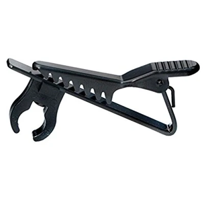 Abbildung von Mini Ansteckklammer für Revers , Lavaliermikrofon, Krawattenklemme, tragbar, 6 mm, schwarz