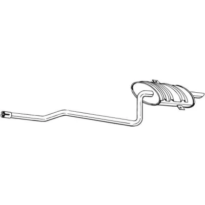 Abbildung von BOSAL 286 319 Endschalldämpfer TOYOTA: Corolla VIII Compact