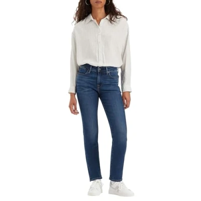 Abbildung von Levi&#039;s 712 Slim WELT Pocket Jeans Fit, Damen, Größe: 24x30, Blue wave dark