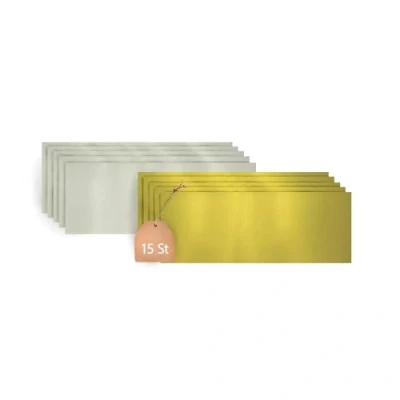 Abbildung von KITCHENDREAM Tortenplatte CakeBoard Set Kuchenplatte eckig gold UND silber in 3 mm starker Pappe, (15 tlg)