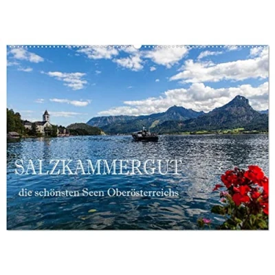 Abbildung von Salzkammergut Die schönsten Seen Oberösterreichs (Wandkalender 2025 DIN A2 quer), CALVENDO Monatskalender
