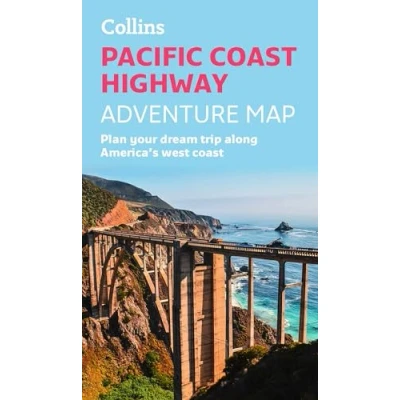 Abbildung von Pacific coast Highway Adventure Map: Plan your dream road trip along America’s iconic west
