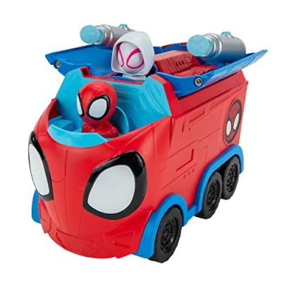 Abbildung von Spidey und seine Super Freunde SNF0081 Web Spinning Laster, 3 in 1 Fahrzeug, ab Jahren