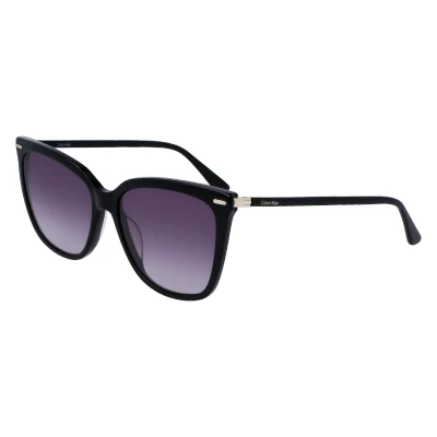 Abbildung von Calvin Klein Sonnenbrille, Damen, Größe: 56, Black