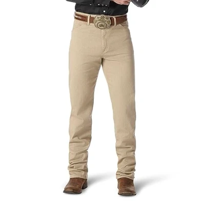 Abbildung von Wrangler Men’s 13MWZ Cowboy Cut Original Fit Jean, Tan, 42W x 32L