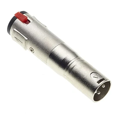 Abbildung von Keple 6,35mm Klinkenbuchse 1/4&quot; Zoll Buchse auf 3 poligen XLR Stecker Adapter